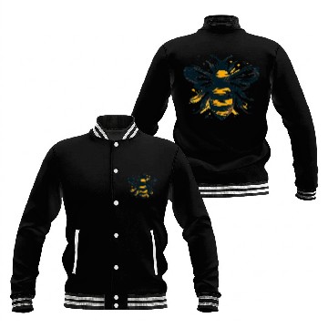Discover Honey Bee Insect Art 1 Baseball Jackets