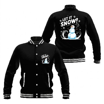 Discover Let It Snow! Baseball Jackets