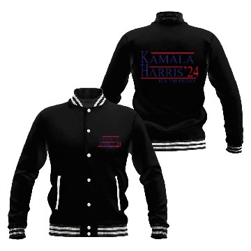 Discover Kamala Harris 2024 for President Vote Tim Walz Baseball Jackets