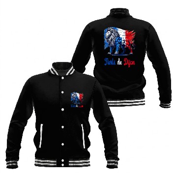 Discover The proud Dijon flag design Baseball Jackets