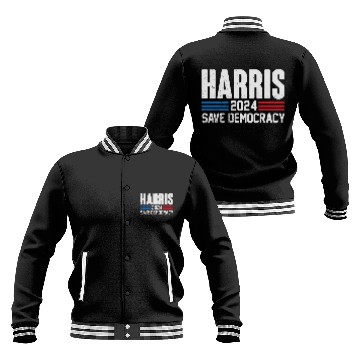 Discover Kamala Harris 2024 flag Baseball Jackets