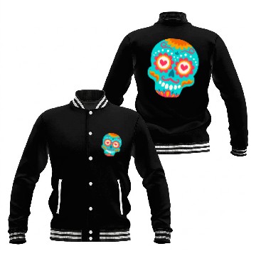 Discover Skull Baseball Jackets