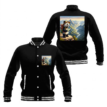 Discover Panda Adventure Baseball Jackets