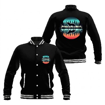 Discover wolf forest Reflection Scenic Wilderness lovers Baseball Jackets