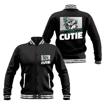 Discover Bamboo Loving Cutie Panda Bear Friend Giant Panda Baseball Jackets
