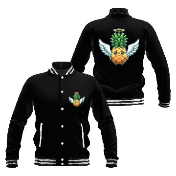 Discover Angel Pineapple with Wings Fruity Baseball Jackets