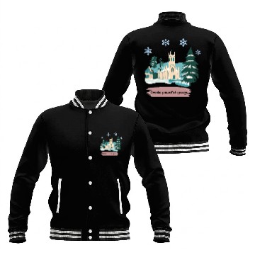 Discover CREATE PEACEFUL SPACES Baseball Jackets