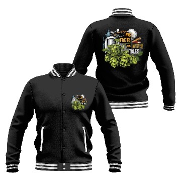 Discover Craft Beer Brewing & True Crime Twisted Tales Baseball Jackets