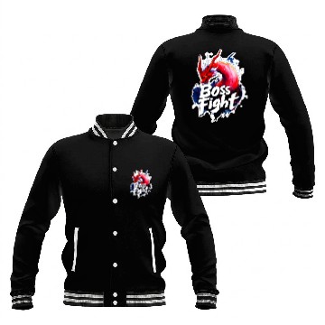 Discover Boss Fight - Dragon Inspired Art - Gamer Baseball Jackets