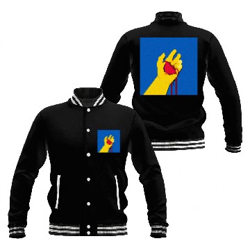 Discover Free Ukraine Illustration Baseball Jackets