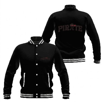 Discover Pirate Pi Math Humor Design With Skull Hat Baseball Jackets