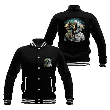 Discover Horus Astronaut | Ancient Egypt Meets Space Baseball Jackets