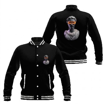 Discover Futuristic Statue Character Baseball Jackets