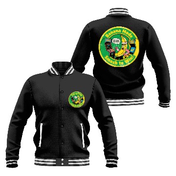Discover Funny Banana Gamer Smash to Win Banana Mode Baseball Jackets