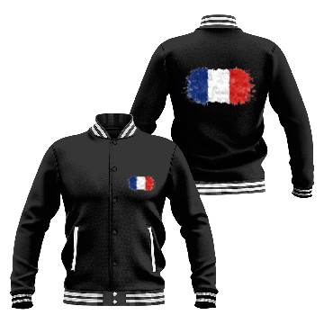 Discover French Flag (Colors of Liberty) Baseball Jackets