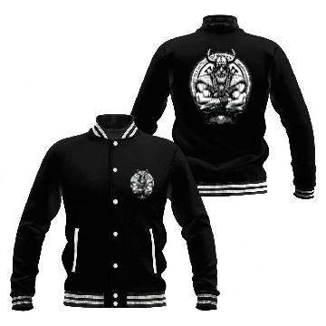 Discover Viking Warrior Man Odin Thor Norman Walhalla Baseball Jackets