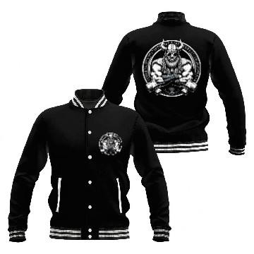 Discover Viking Warrior Man Odin Thor Norman Walhalla Baseball Jackets