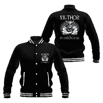 Discover Viking Warrior Man Odin Thor Norman Walhalla Baseball Jackets