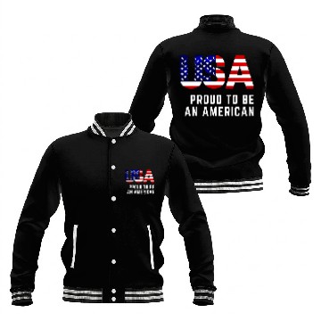 Discover Proud to be an American Baseball Jackets