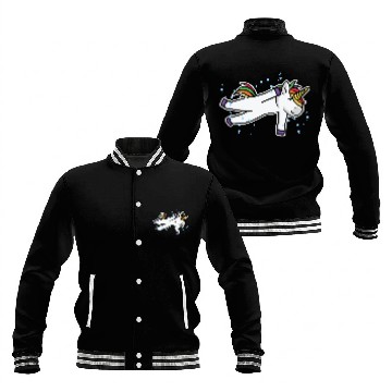 Discover Unicorn Lover Swimmer Baseball Jackets