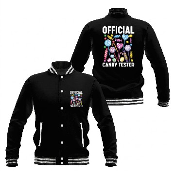 Discover Official Candy Tester Lollipop Sweets 01 Baseball Jackets