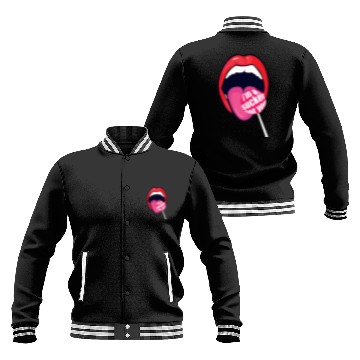 Discover I m a Sucker For You Candy Pop Fans Lollipop 01 Baseball Jackets