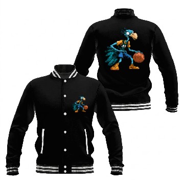 Discover Basketball bird bouquet Baseball Jackets