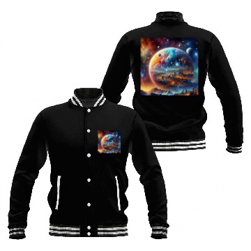 Discover Futuristic Sci-FI Fantasy with Alien Planet Baseball Jackets