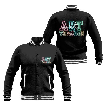 Discover Art Teacher Baseball Jackets, Teacher Definition Baseball Jackets, Art T