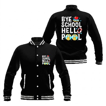 Discover Pool Party Squad Summer Vacation Baseball Jackets