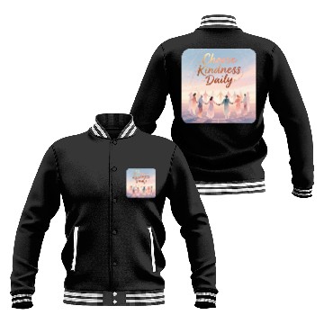 Discover Choose Kindness Daily Inspirational Design Baseball Jackets