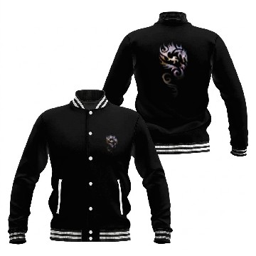 Discover Cosmic Tribal Dragon Baseball Jackets