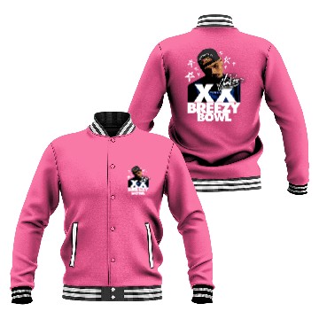 Discover Breezy Bowl XX Baseball Jackets, Chris Brown 2025 Concert Merch