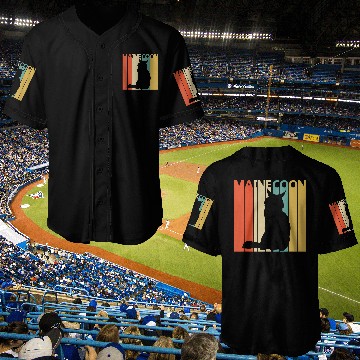 Discover Vintage Maine Coon Cat Baseball Jerseys