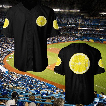 Discover Halloween Yellow Lemon Costume Fruit Baseball Jerseys