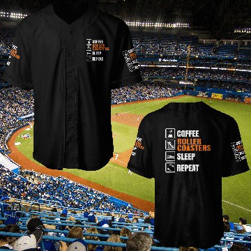 Discover Roller Coaster Baseball Jerseys