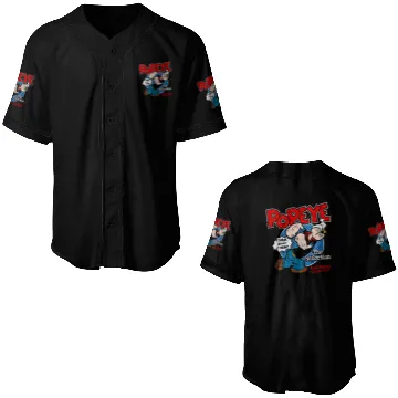 Discover Popeye the Sailor Graphic Baseball Jerseys