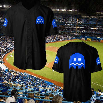 Discover Blue ghost - Pacman - Baseball Jerseys