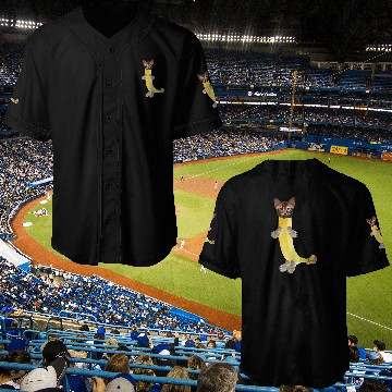 Discover Cat Funny Banana Cat With Lion Paws Baseball Tees Baseball Jerseys