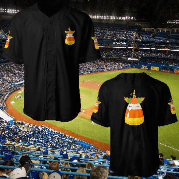 Discover Candy Corn Funny Halloween Costume Zip Baseball Jerseys