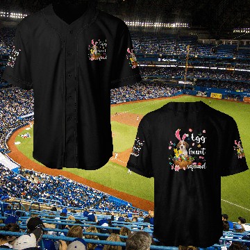 Discover Kooikerhondje Happy Easter Day Easter Colorful Egg Hunt Baseball Jerseys