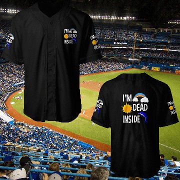 Discover Depression Awareness Im Deads Inside Baseball Tees Baseball Jerseys