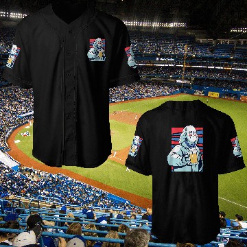 Discover Beer Fun USA president Ben Franklin having a beer Fun Baseball Tees Baseball Jerseys
