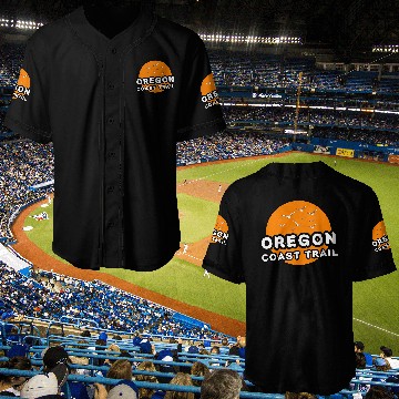 Discover Oregon Coast Trail OCT US West Coast Hiking Pilgrims Baseball Jerseys