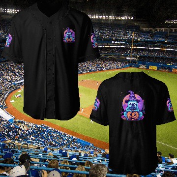 Discover Sloth Pet Witchcraft Hat Scary Pumpkin Lantern Halloween Baseball Jerseys