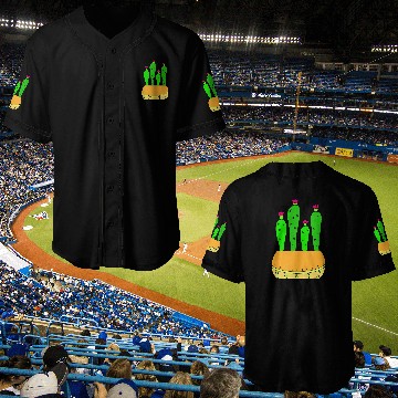 Discover Delicate Melon Pot Cacti Baseball Jerseys