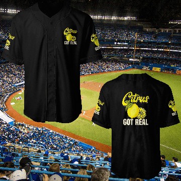 Discover Citrus Got Real 2I Waiter Gift Baseball Jerseys