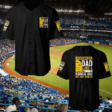 Discover Beekeeper Dad Bees Honey Beekeeping Baseball Jerseys