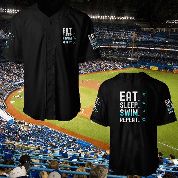 Discover Swimming Pool Eat Sleep Swim Repeat 2 Baseball Tees Baseball Jerseys
