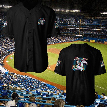 Discover Christmas Lights Wire Fox Terrier Dog Riding Unicorn Baseball Tees Baseball Jerseys